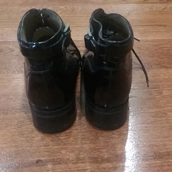 Fratelli Rossetti black patent lace up boots - Picture 3 of 5